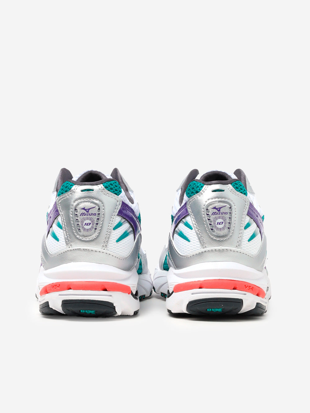 Sl Wave Rider 10 White And Silver With Teal Blue Mizuno оригінал – Купити в Україні – збільшений вид