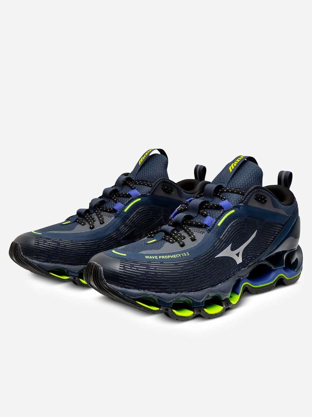 Оригінальна Wave Prophecy 13.2 Dress Blues Galaxy Silver Mizuno – вид ззаду