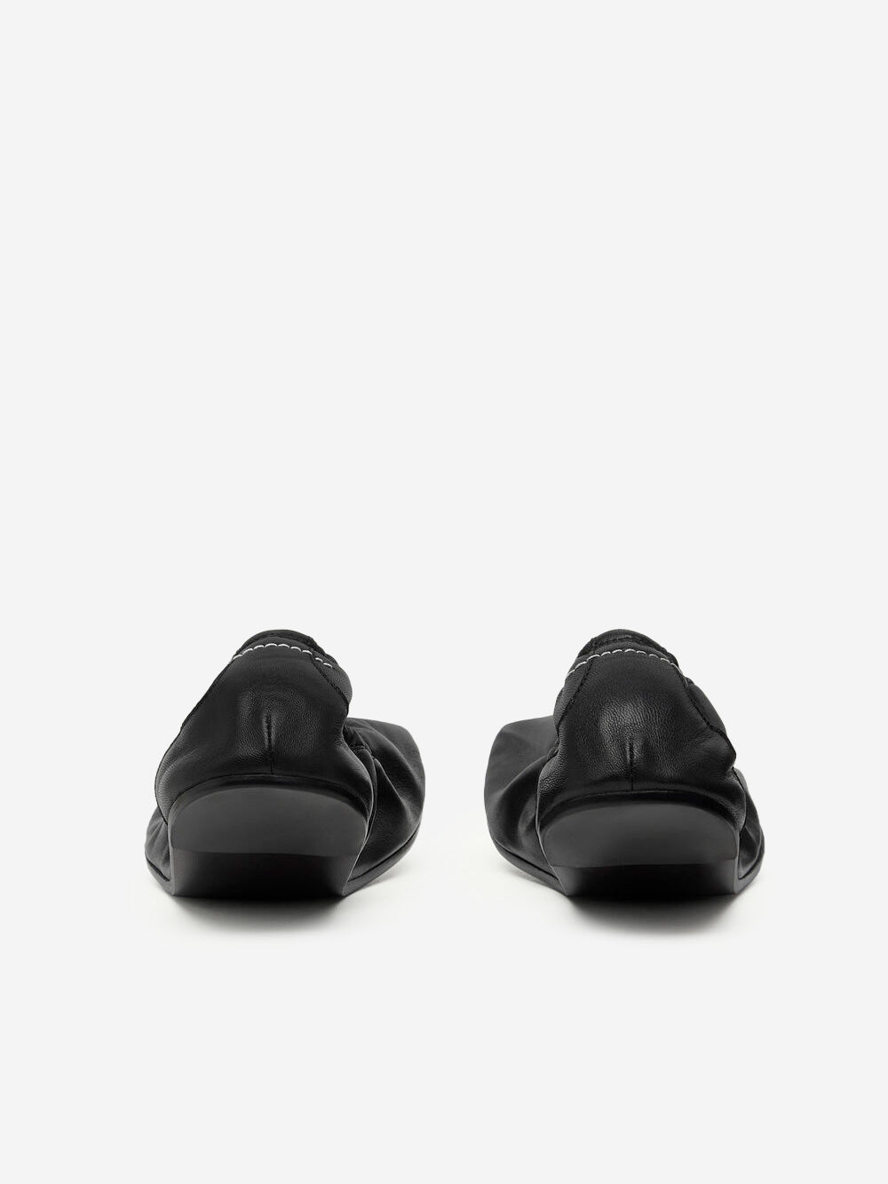 Black Leather Anatomic Travel Ballerinas Maison margiela оригінал – Купити в Україні – збільшений вид