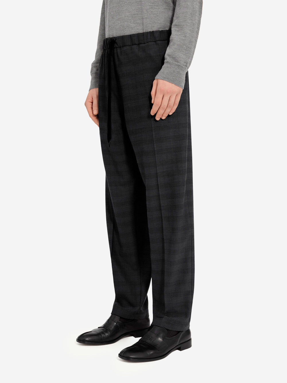 Wool-Blend Wide-Leg Tailored Pants With Drawstrings Maison margiela оригінал – Купити в Україні – детальний вид