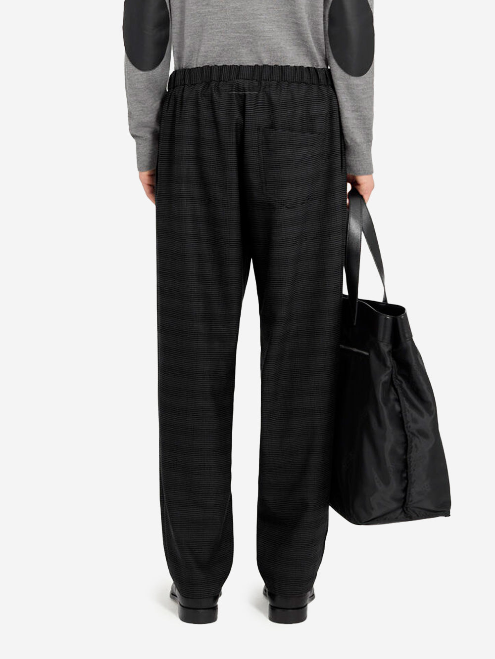 Wool-Blend Wide-Leg Tailored Pants With Drawstrings Maison margiela оригінал – Купити в Україні – збільшений вид