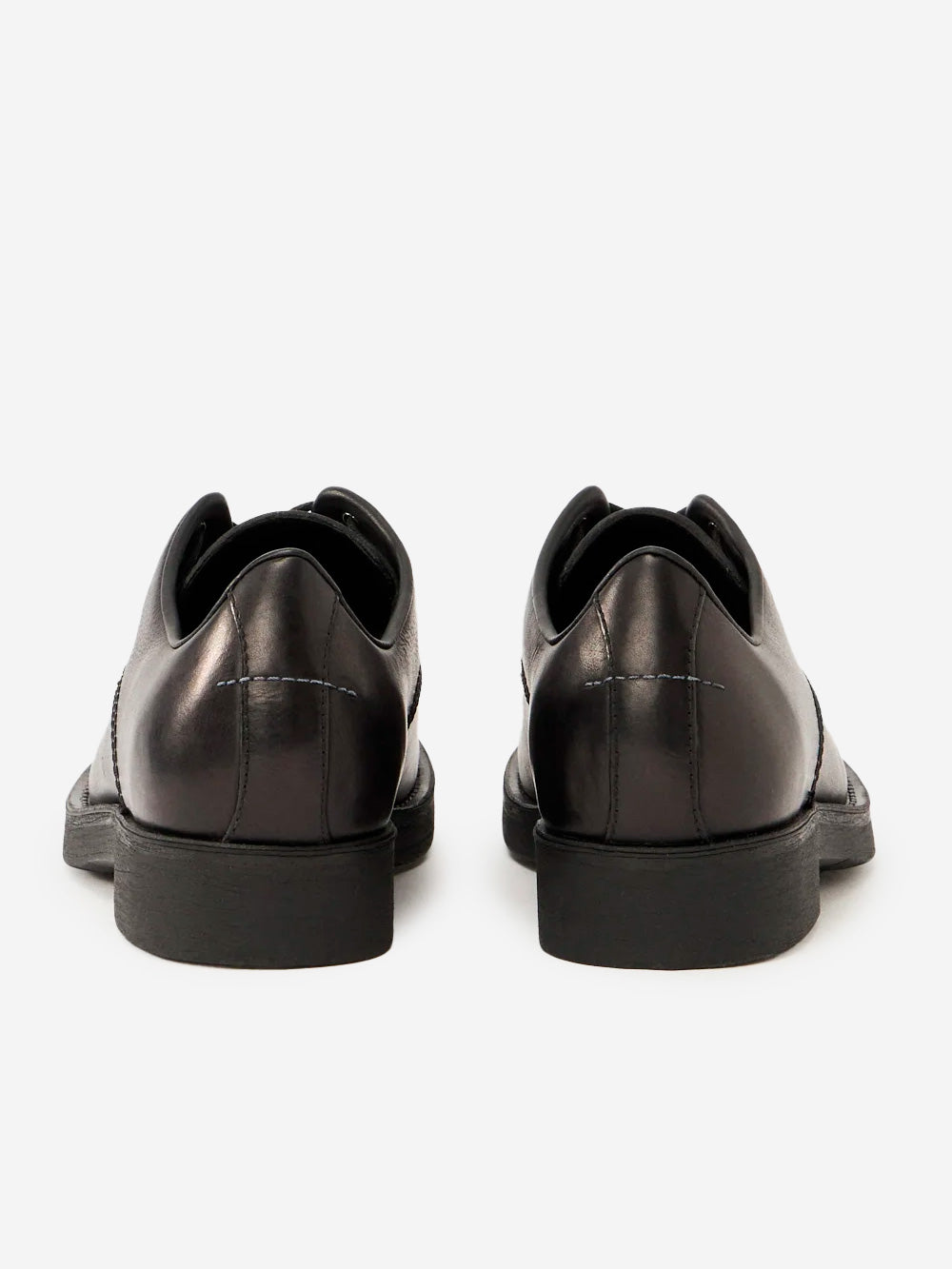 Black Leather Derby With Stitch Maison margiela – Гарантія оригінальності – збільшений вид