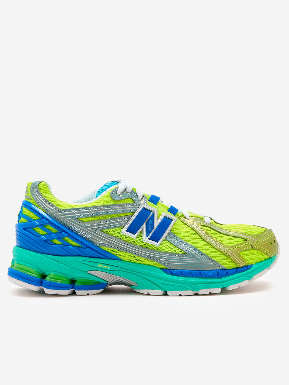 Оригінальна U1906r Neon Blue New balance – боковий вид