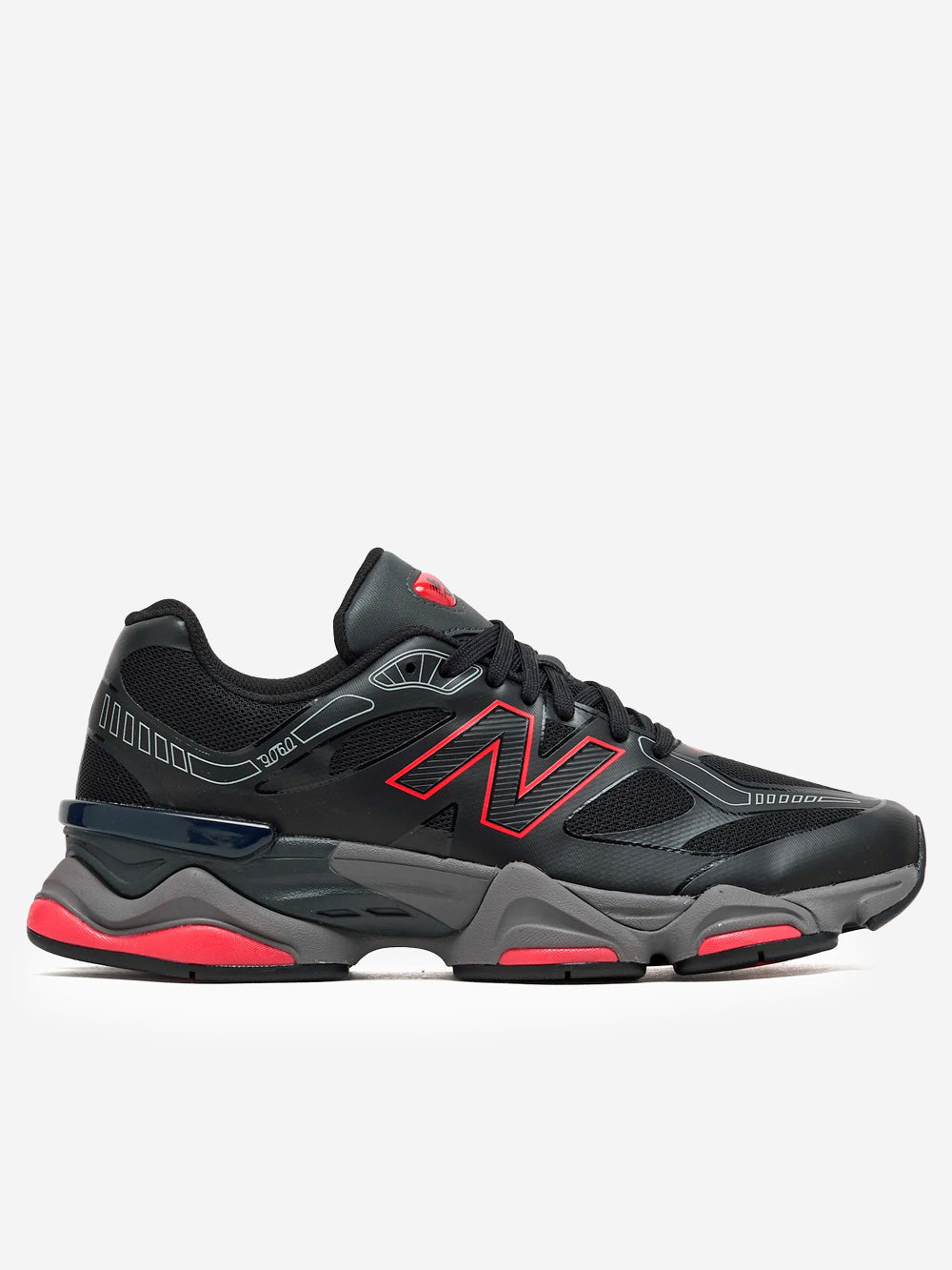 U9060 Black With Red New balance оригінал – Купити в Україні – боковий вид