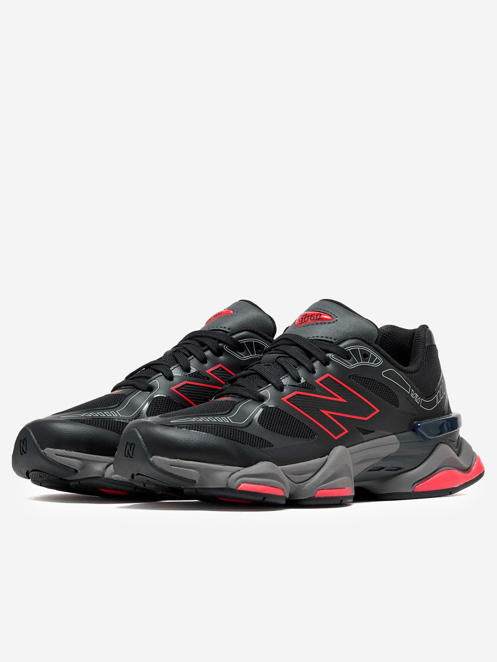 U9060 Black With Red New balance оригінал – Купити в Україні – вид ззаду