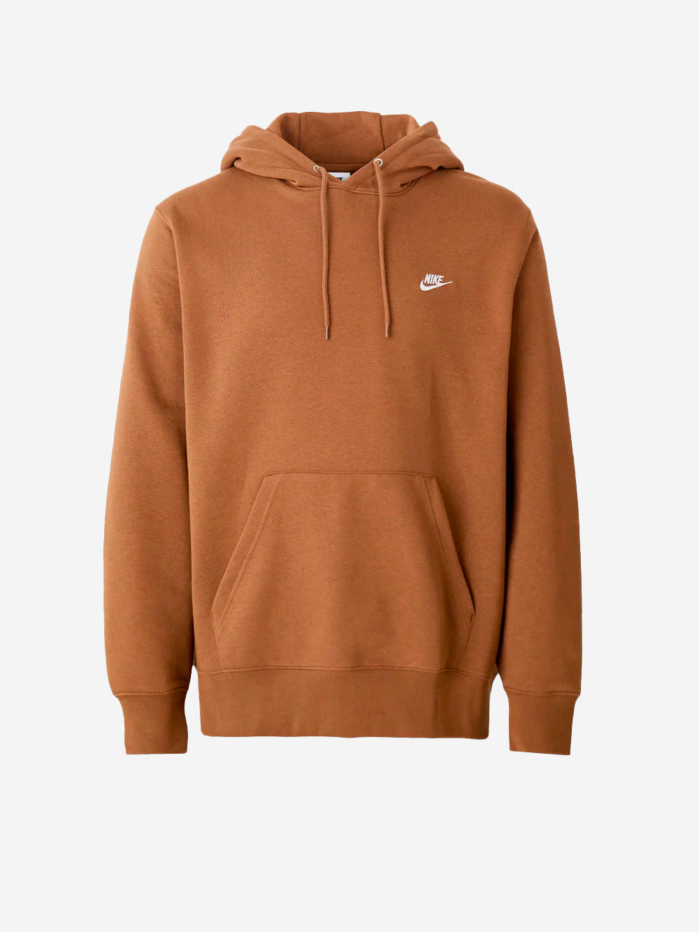 Brown Pullover Hoodie With Swoosh Nike оригінал – Купити в Україні – боковий вид