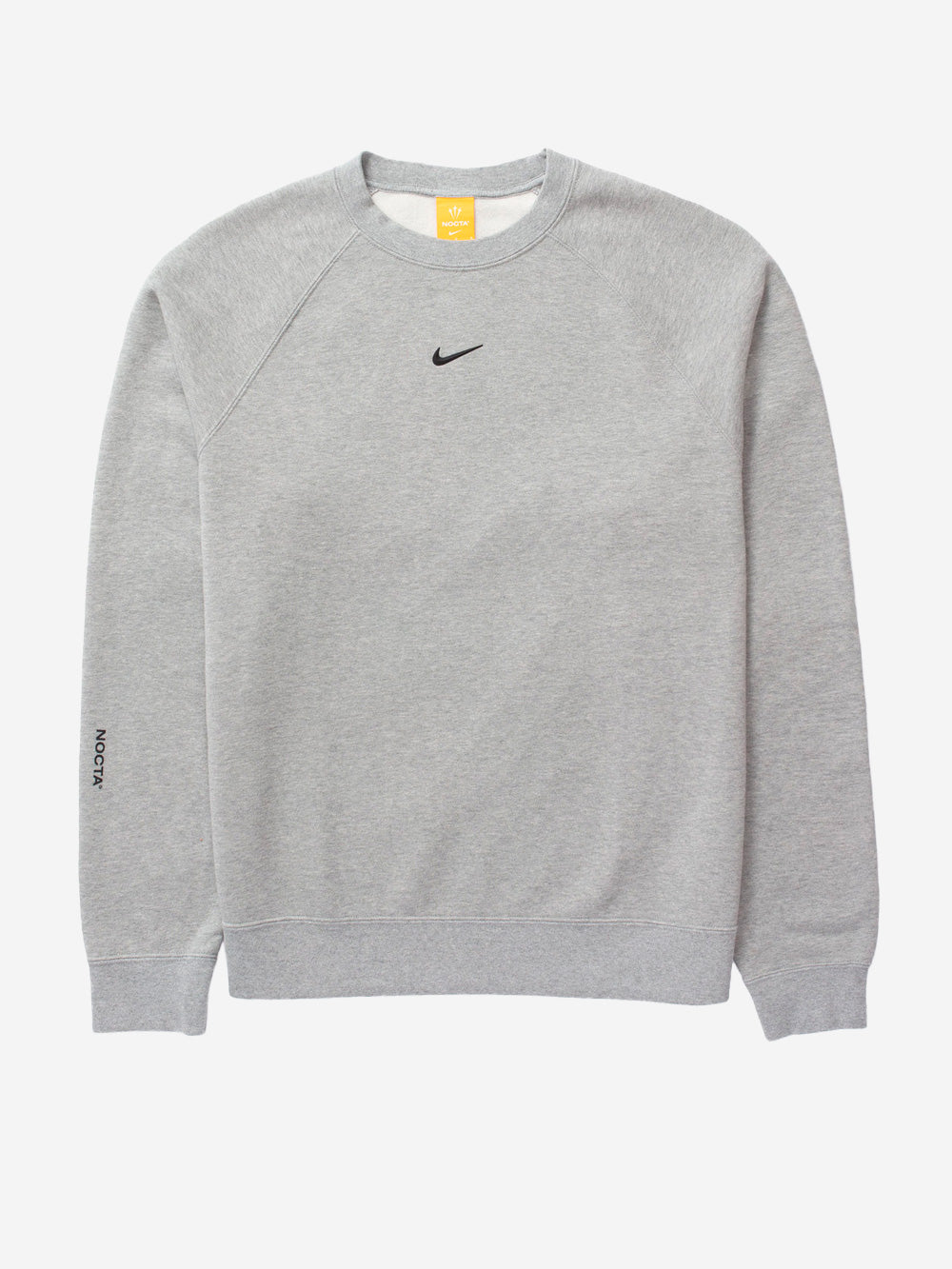 Оригінальна X Drake Nocta Grey Fleece Crewneck Sweater Nike – боковий вид