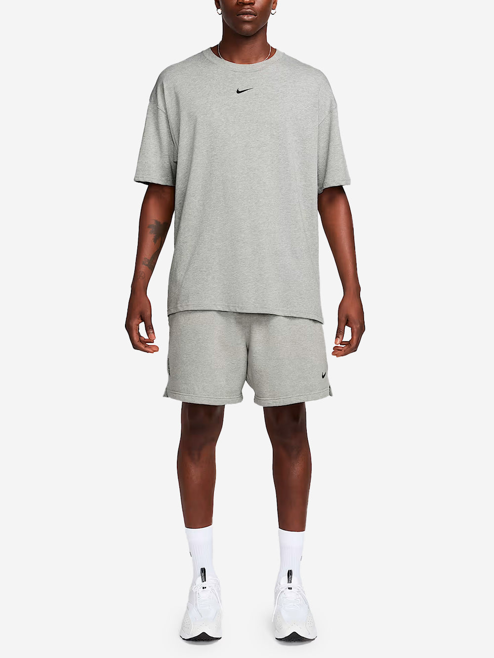 Cardinal Gray Fleece Shorts Nocta X Drake Nike – Гарантія оригінальності – вид ззаду