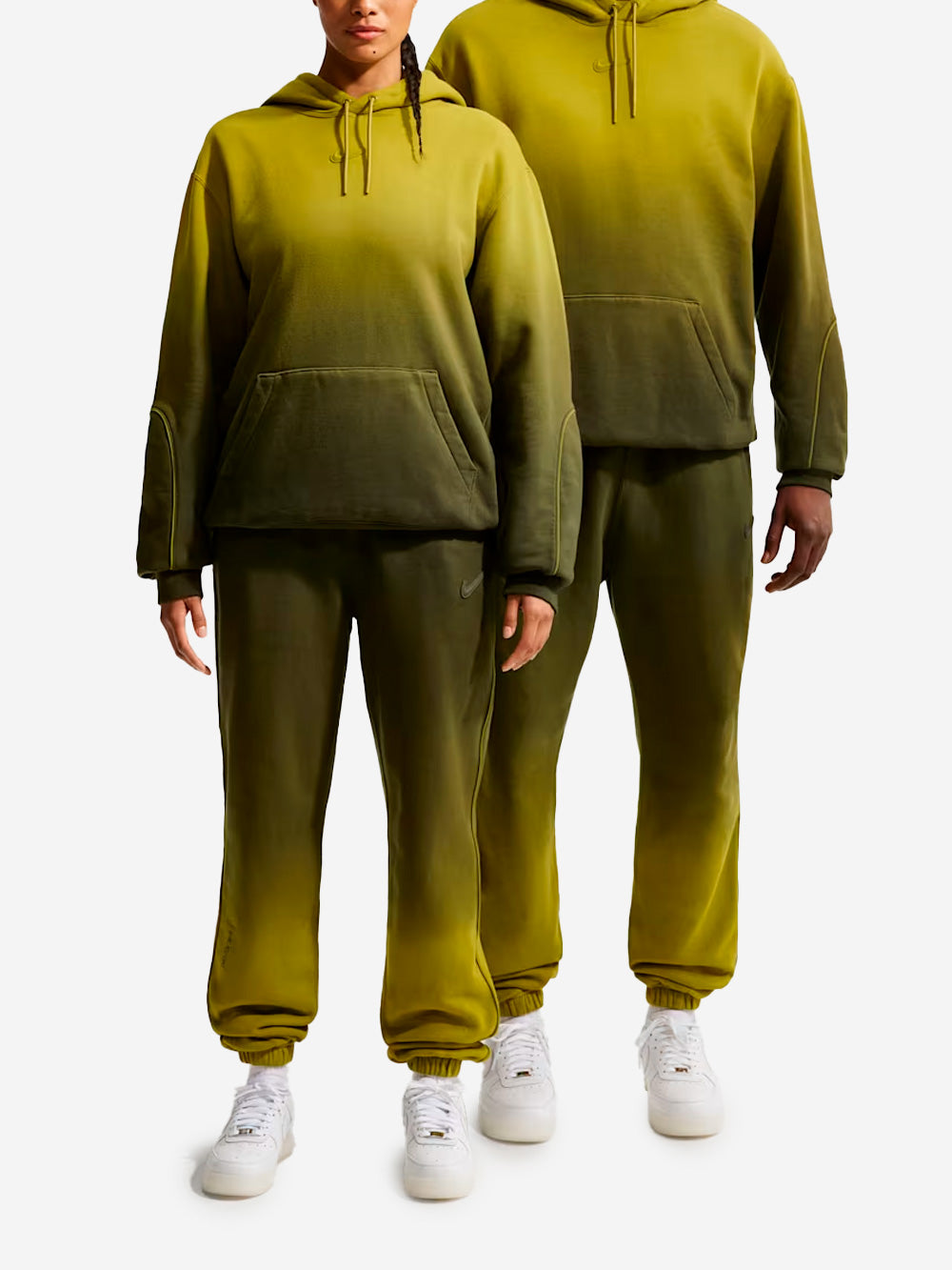 Green Cs Nocta X Drake Fleece Pants With Elastic Ankle Cuffs Nike оригінал – Купити в Україні – вид ззаду