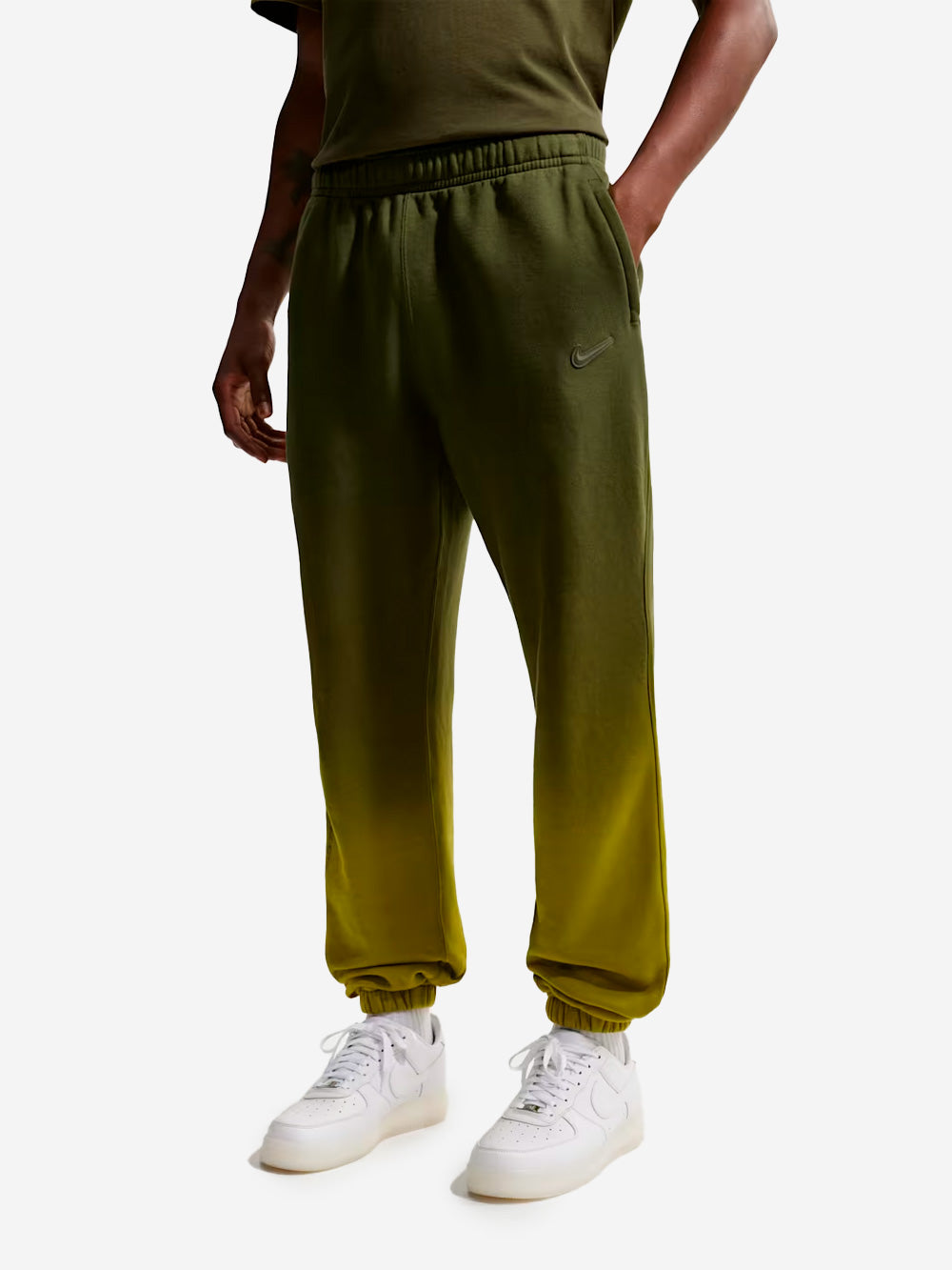 Green Cs Nocta X Drake Fleece Pants With Elastic Ankle Cuffs Nike оригінал – Купити в Україні – детальний вид