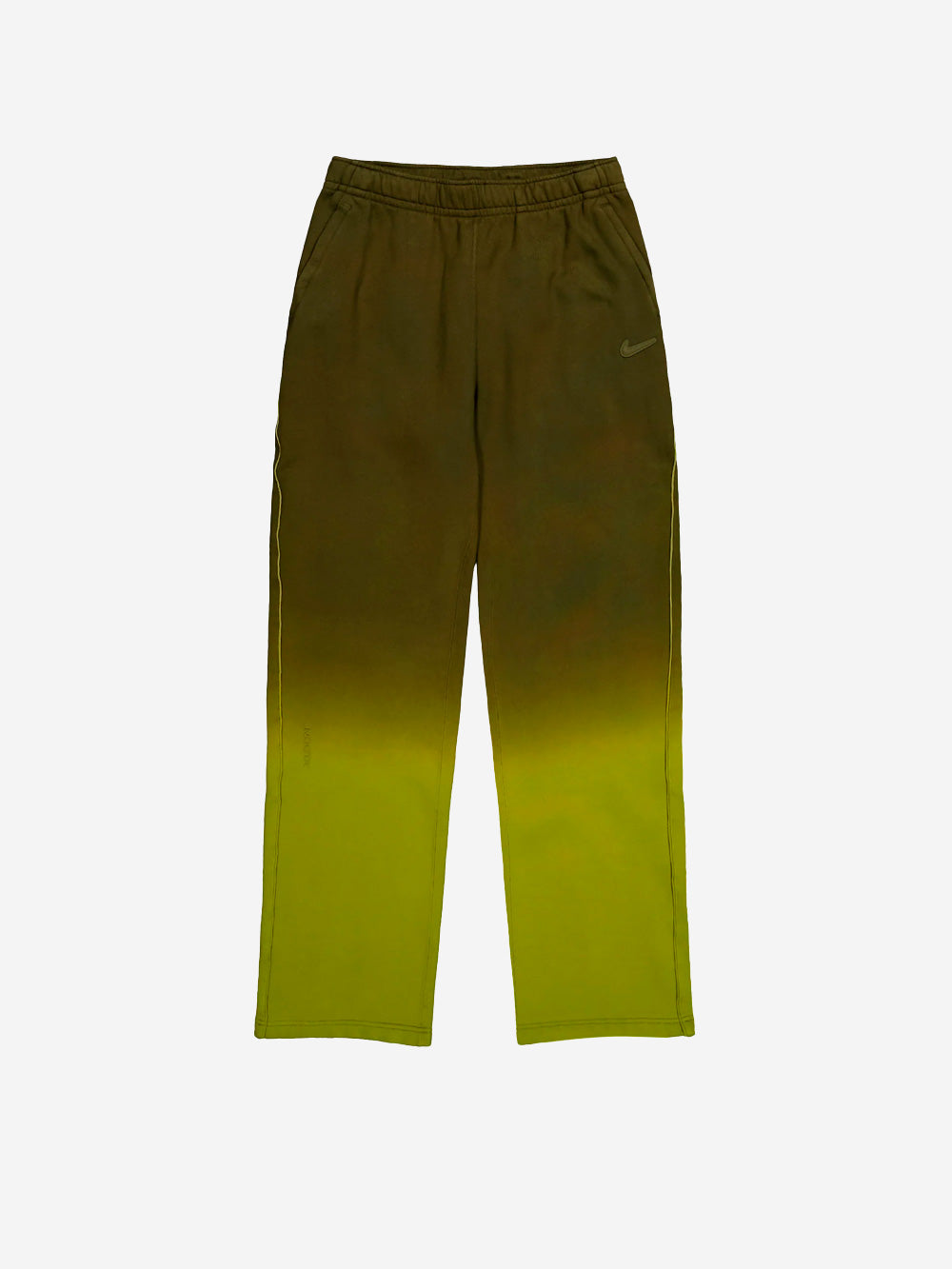 Green Cs Nocta X Drake Green Fleece Pants With Open Border Nike – Гарантія оригінальності – боковий вид