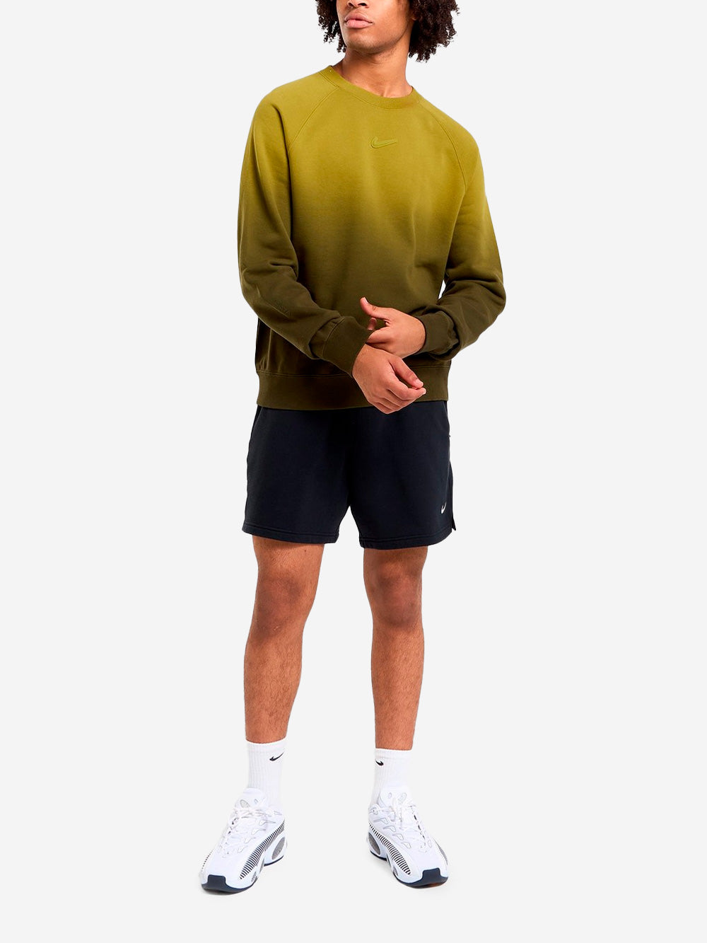 Nocta X Drake Olive Crewneck Sweatshirt Nike оригінал – Купити в Україні – вид ззаду