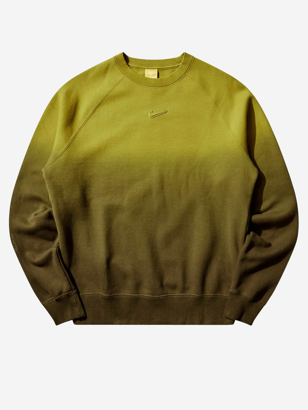 Nocta X Drake Olive Crewneck Sweatshirt Nike оригінал – Купити в Україні – боковий вид