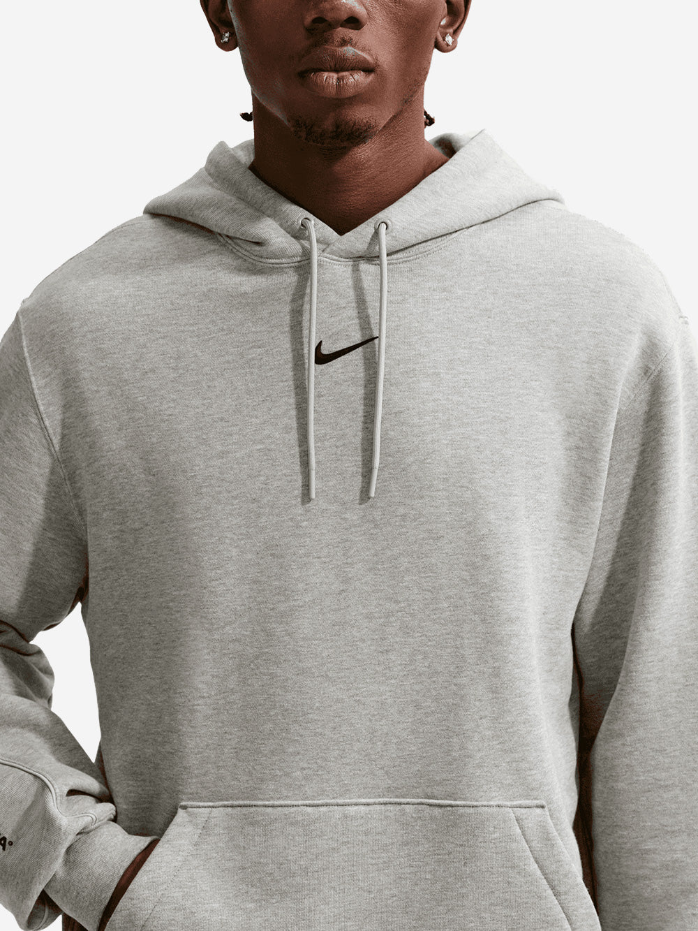 Оригінальна X Drake Nocta Gray Fleece Sweatshirt With Hood Cs 2 Nike – детальний вид - NIKE