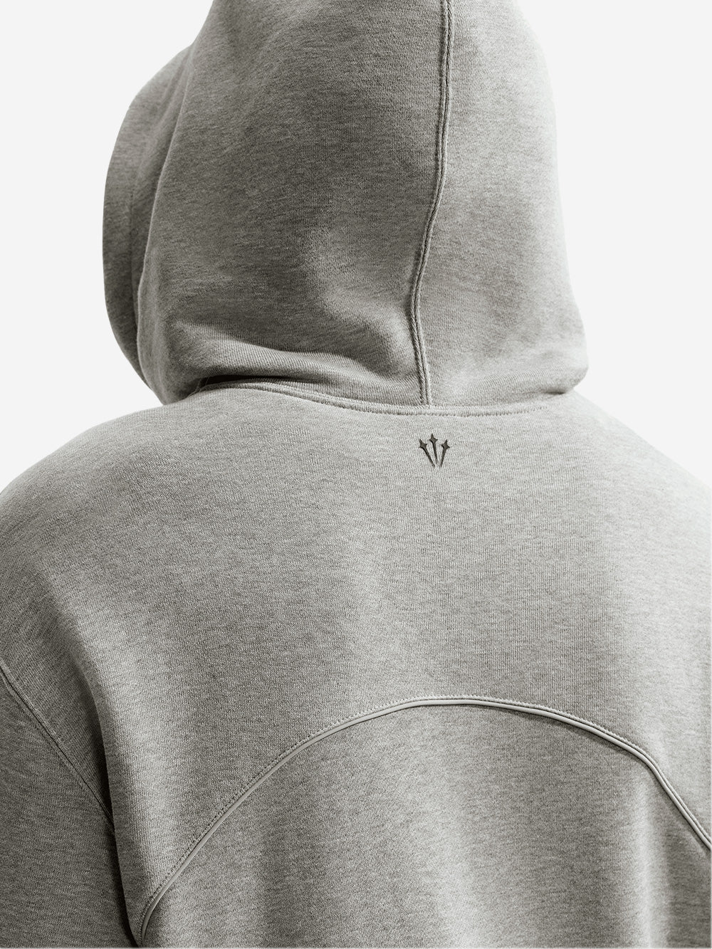Оригінальна X Drake Nocta Gray Fleece Sweatshirt With Hood Cs 2 Nike – збільшений вид - NIKE