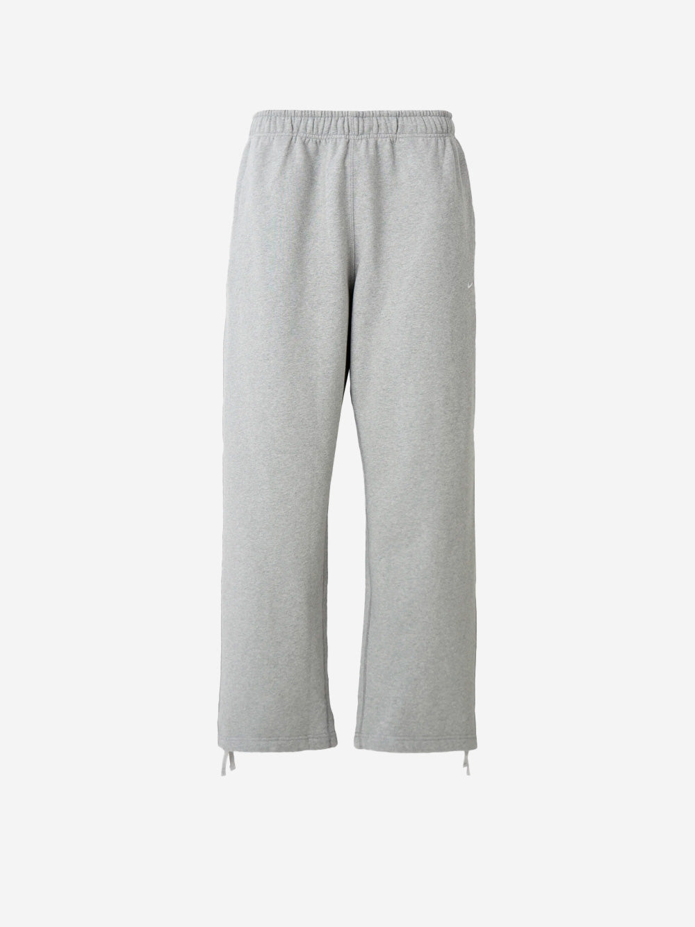 Gray Fleece Pants With Open Hemline Nike оригінал – Купити в Україні – боковий вид