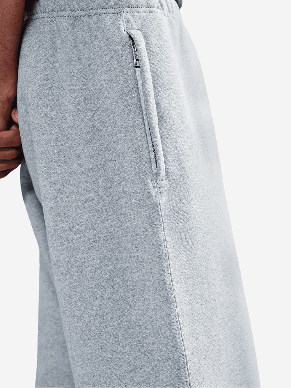 Gray Fleece Pants With Open Hemline Nike оригінал – Купити в Україні – детальний вид