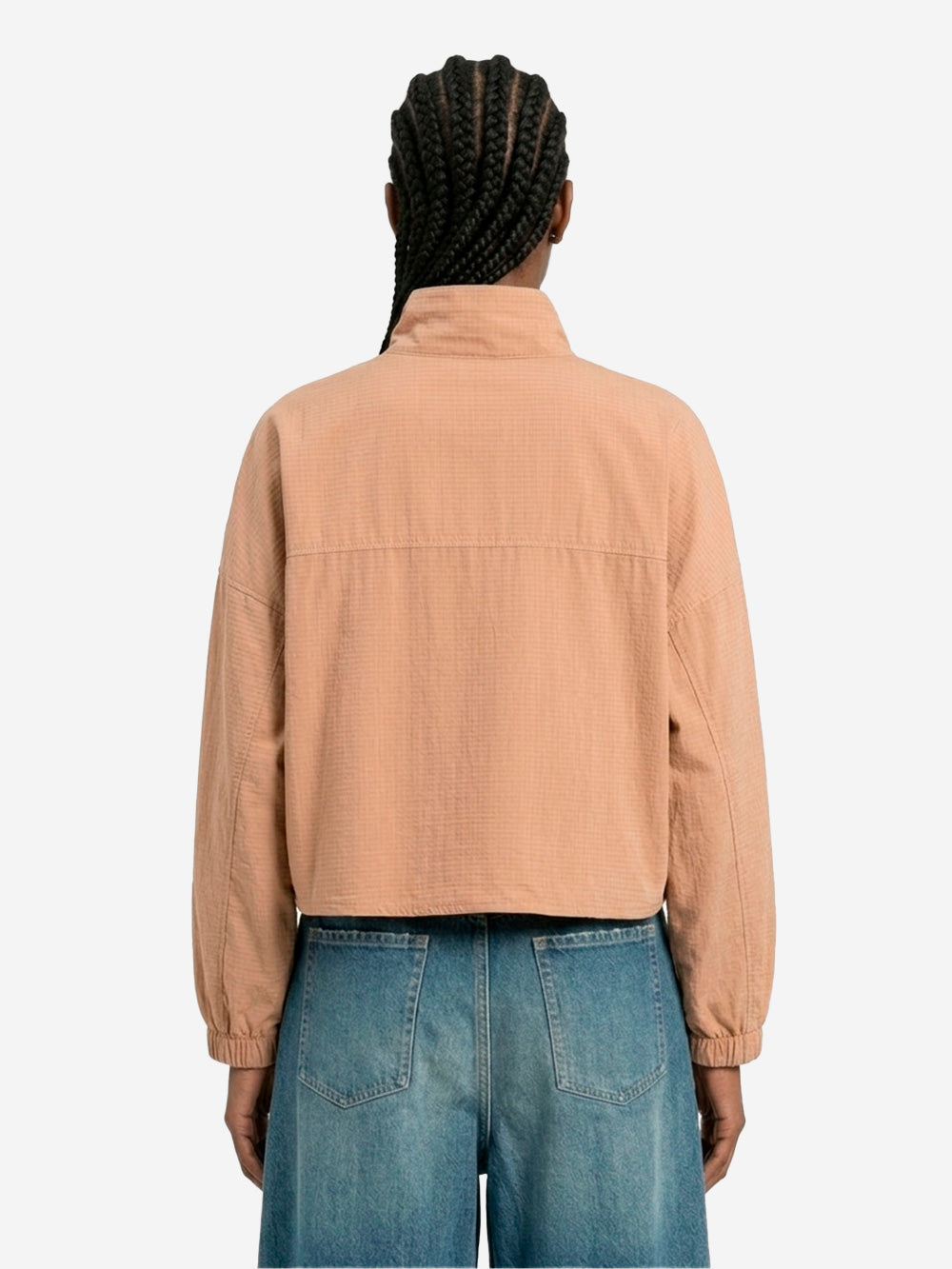 Lightweight Oversize Jacket In Beige Ripstop Nylon Nike – Гарантія оригінальності – збільшений вид
