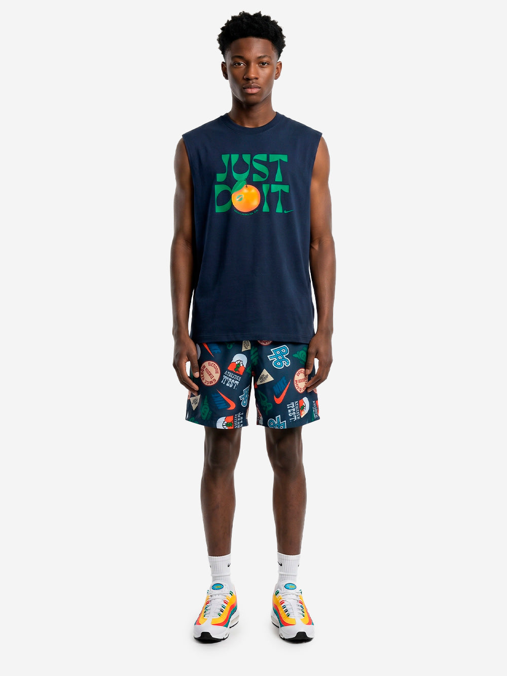 Shorts Blu Scuro Nike – Гарантія оригінальності – вид ззаду