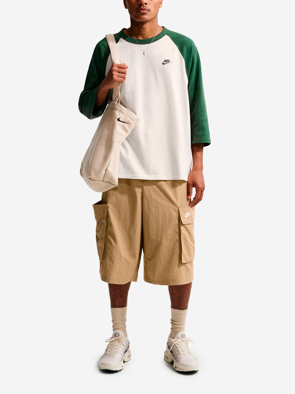 Green And White 3 Nike – Гарантія оригінальності – вид ззаду