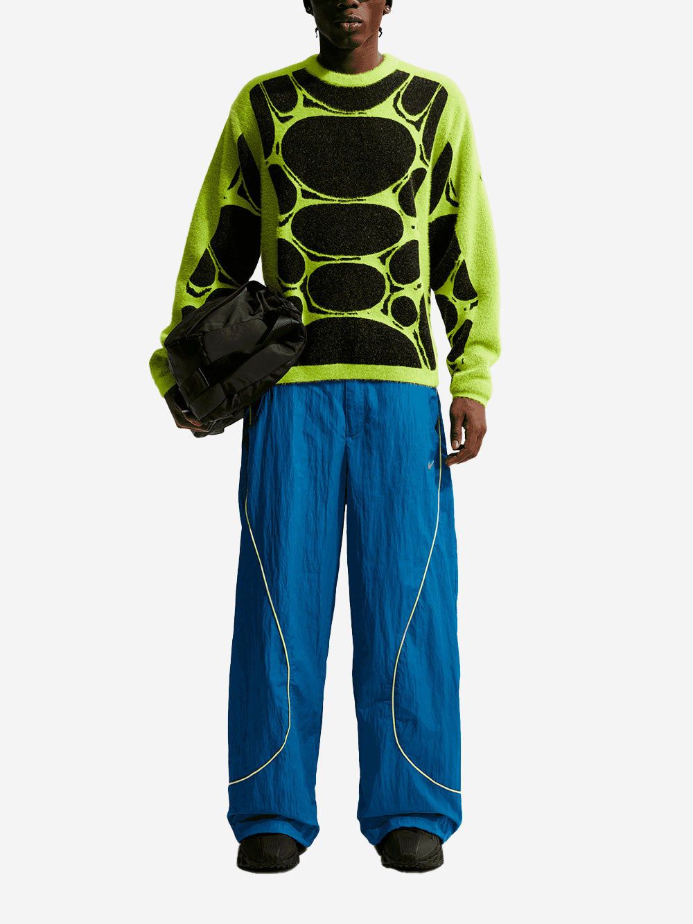 Jelly Cage Project Frog Black And Green Sweatshirt Nike – Гарантія оригінальності – вид ззаду - NIKE