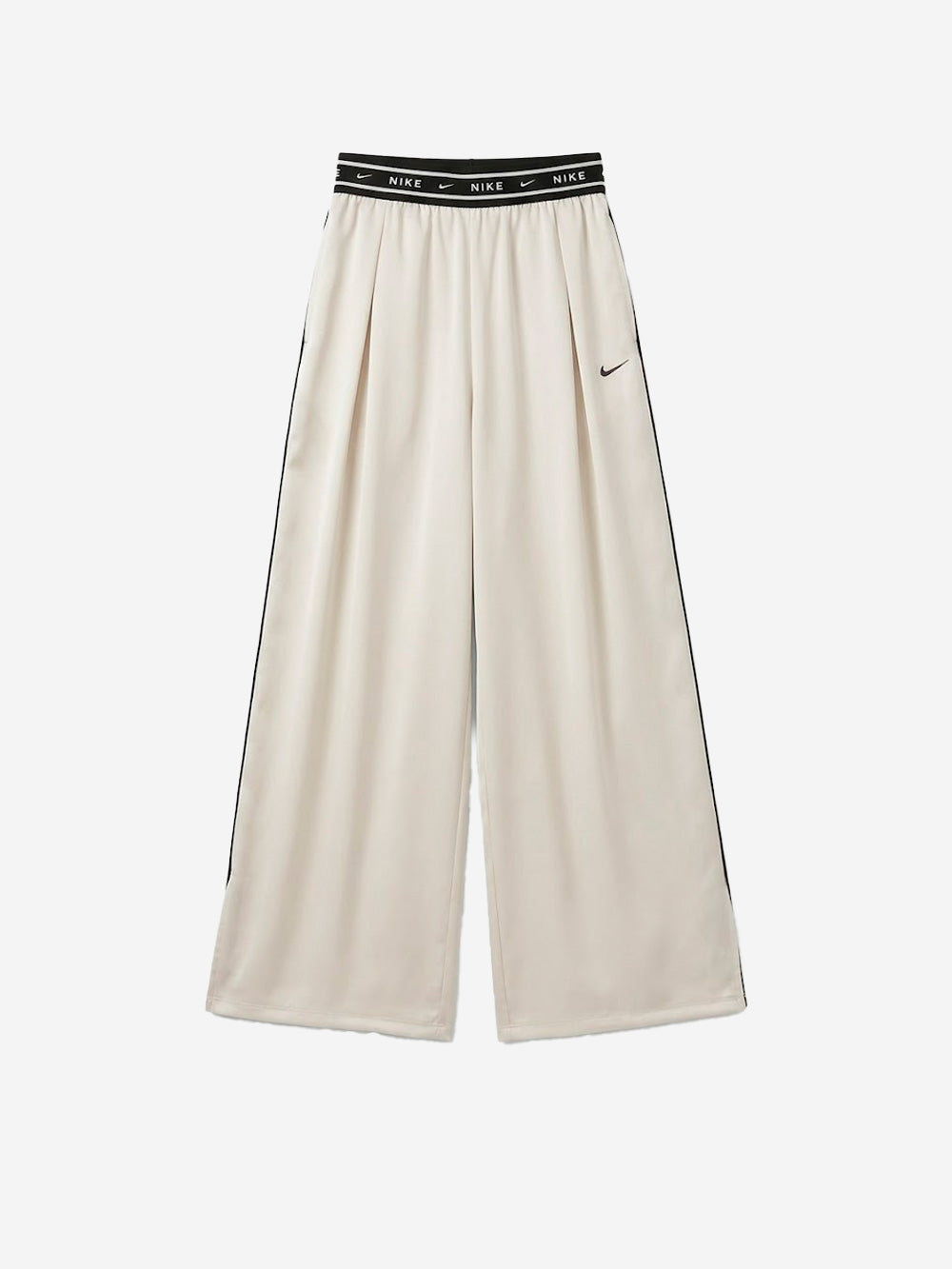 Relaxed Fit Light Bone Satin Pants Nike – Гарантія оригінальності – боковий вид