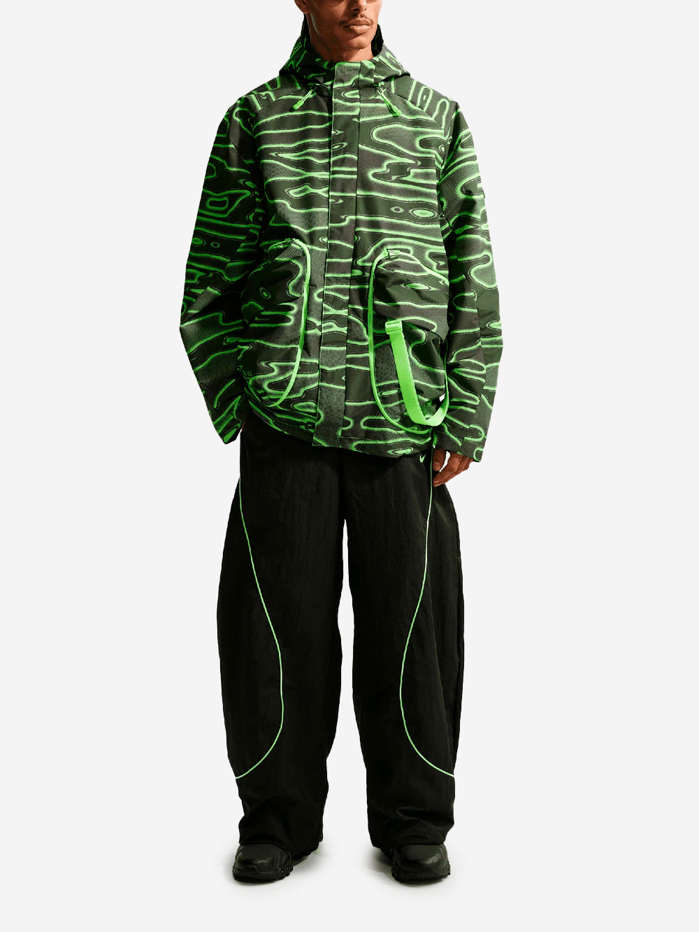 Oversize Technical Barrel-Leg Roject F.r.o.g. Track Pants With Silicone Piping Nike оригінал – Купити в Україні – вид ззаду
