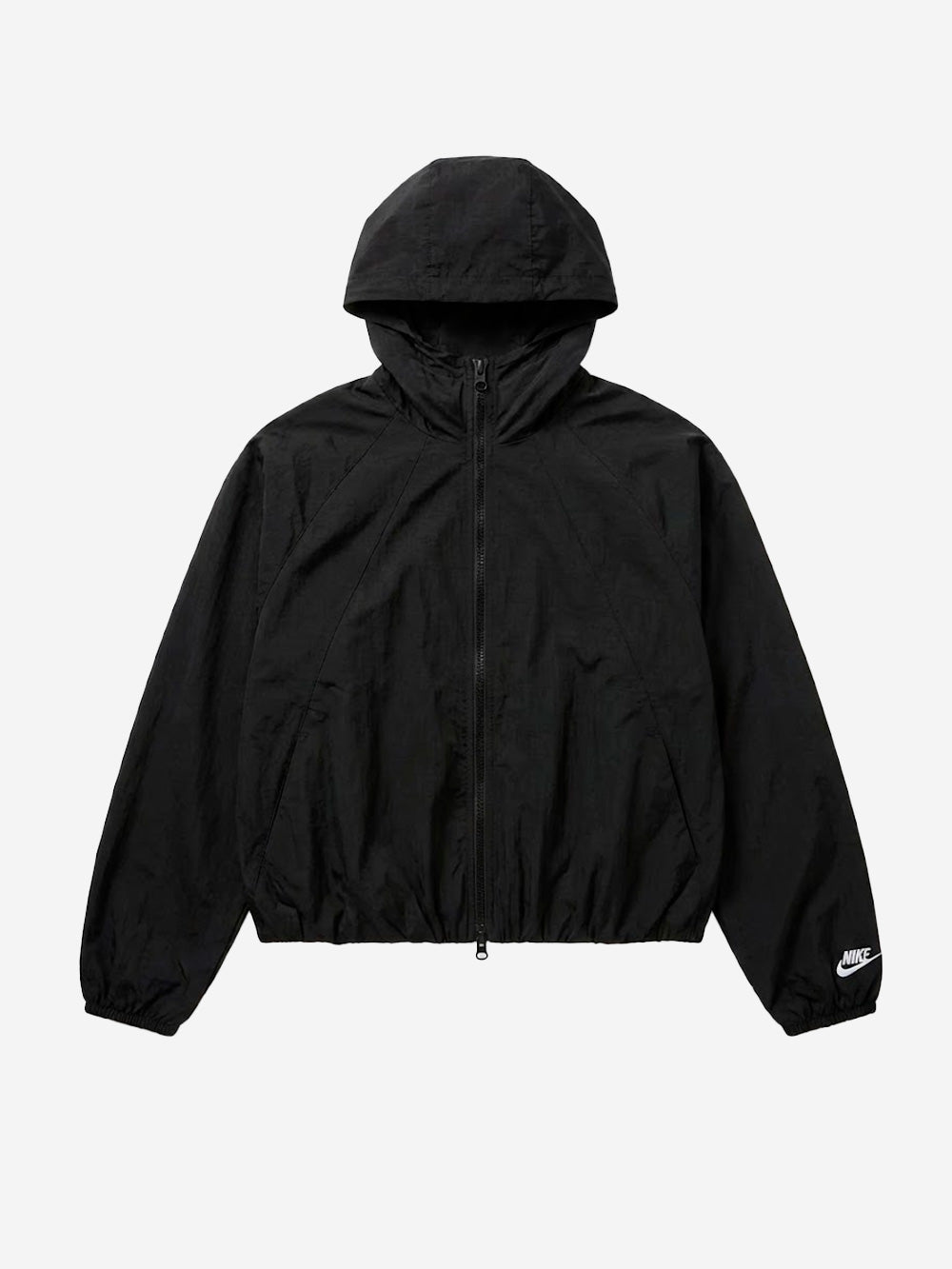 Water-Repellent Taffeta Oversize Hooded Jacket Nike оригінал – Купити в Україні – боковий вид