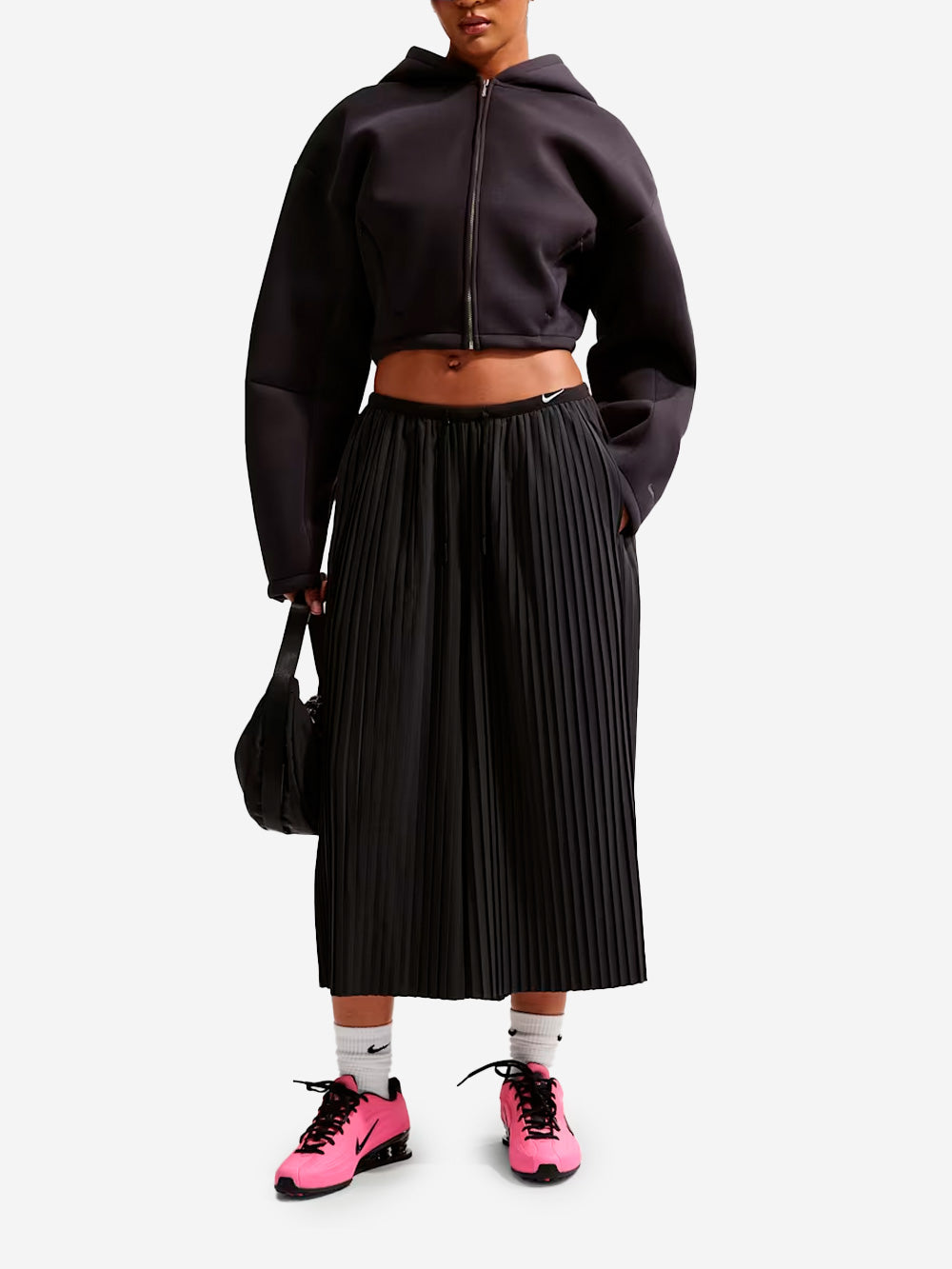 Oversized Taffeta Culotte Pants Nike оригінал – Купити в Україні – вид ззаду