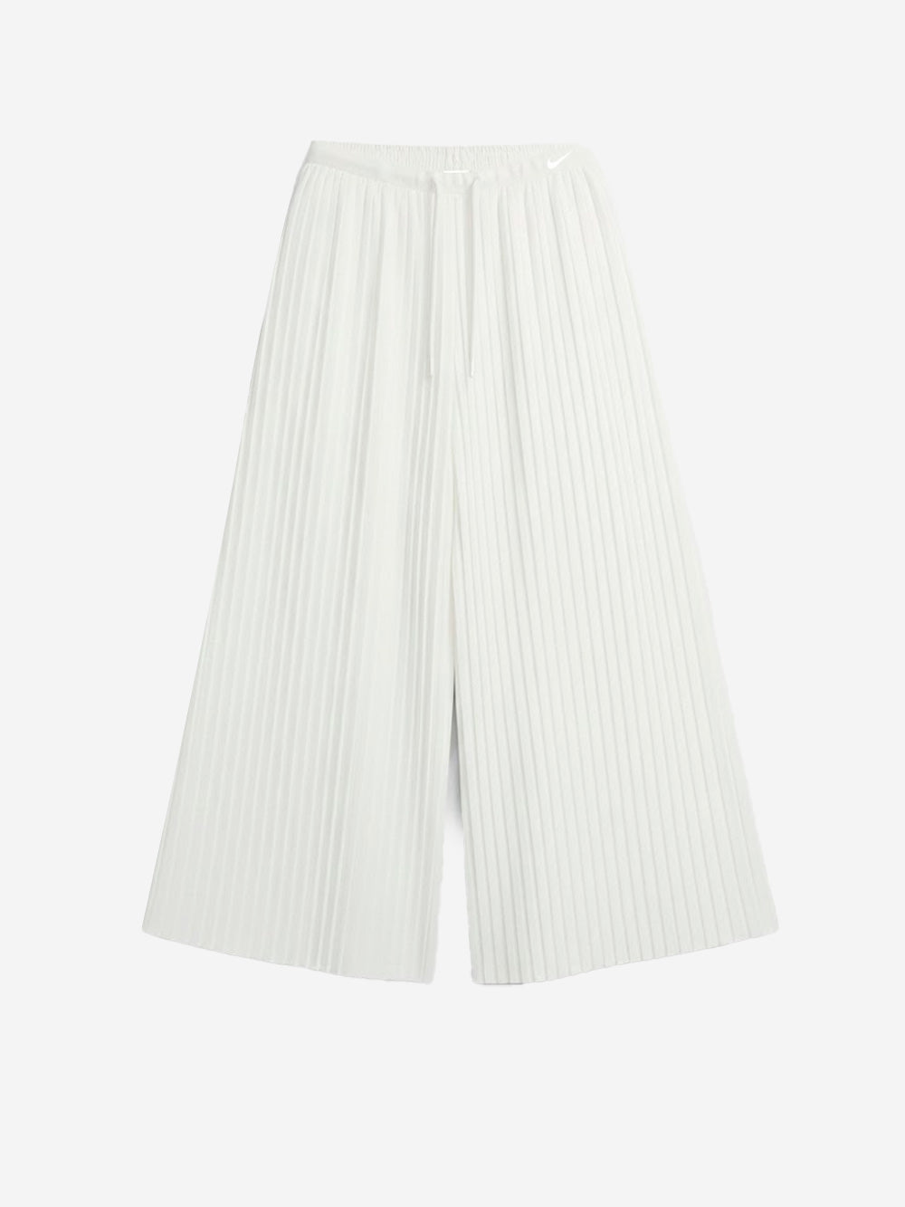White Taffeta Oversized Culotte Pants Nike оригінал – Купити в Україні – боковий вид