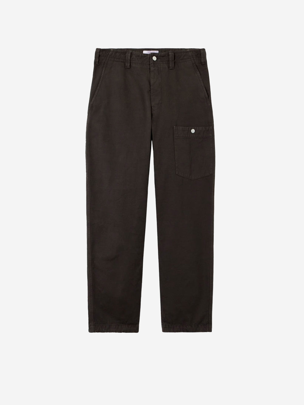 Оригінальна Lead Gray Cotton Twill Marina Cargo Pants Stone island – боковий вид