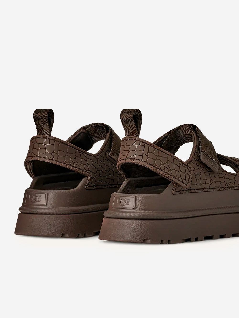 W Goldenglow Embossed Sandals Dense Smoke Ugg – Гарантія оригінальності – збільшений вид