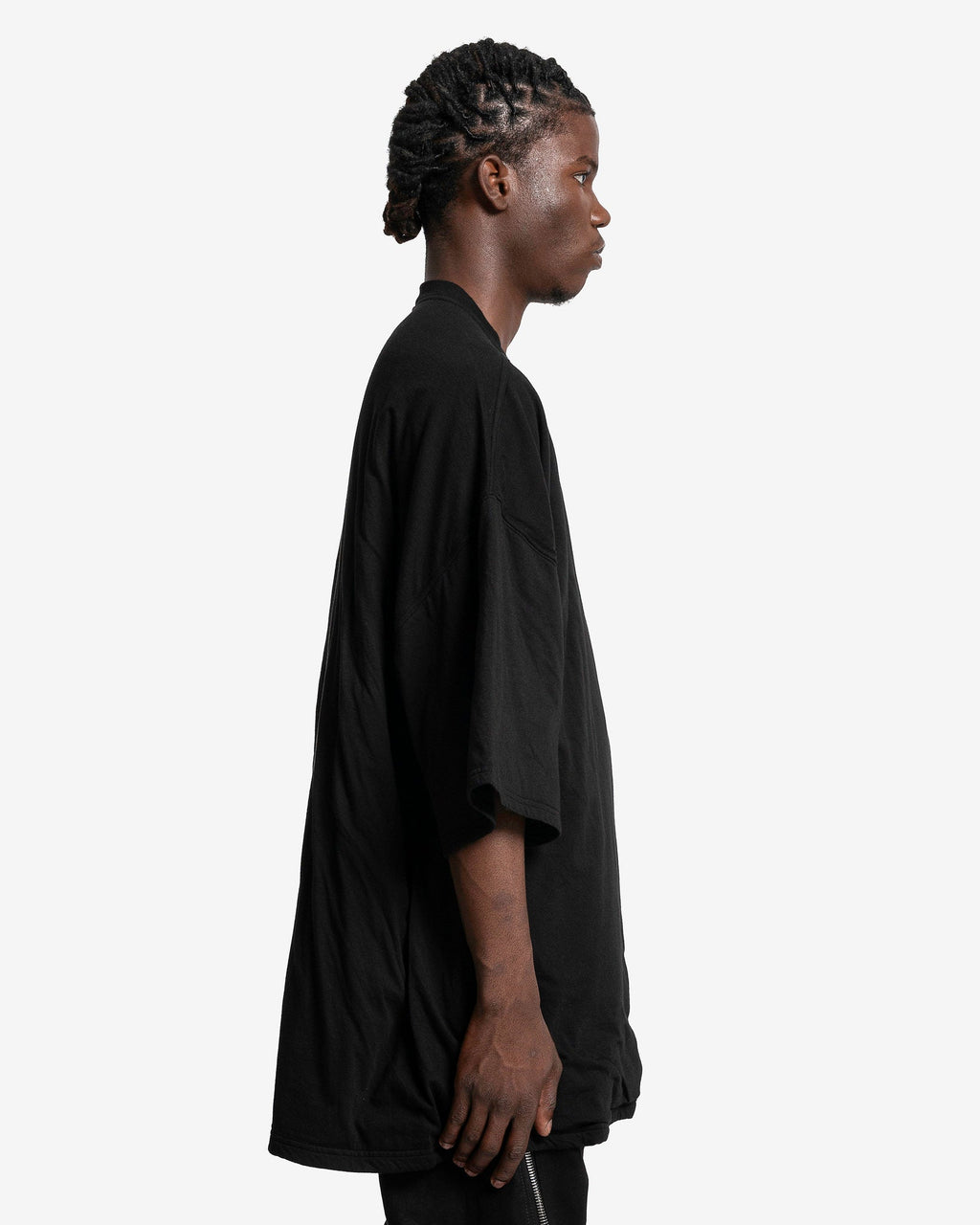 Оригінальна Padded Tommy T In Black Rick owens – вид ззаду