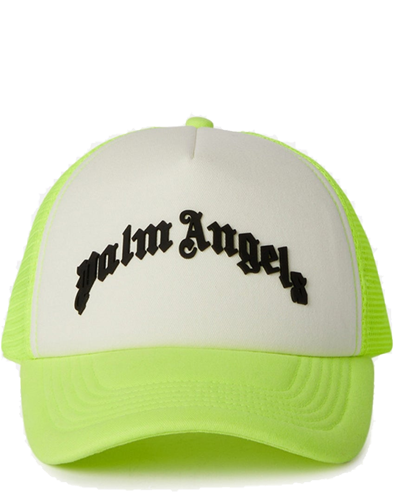 Curved Logo Mesh Cap Yellow Fluo Palm angels – Гарантія оригінальності