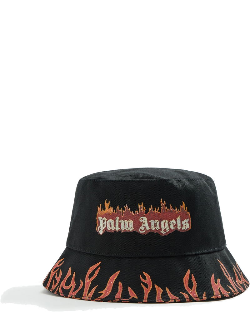 Burning Bucket Hat Black Red Palm angels оригінал – Купити в Україні
