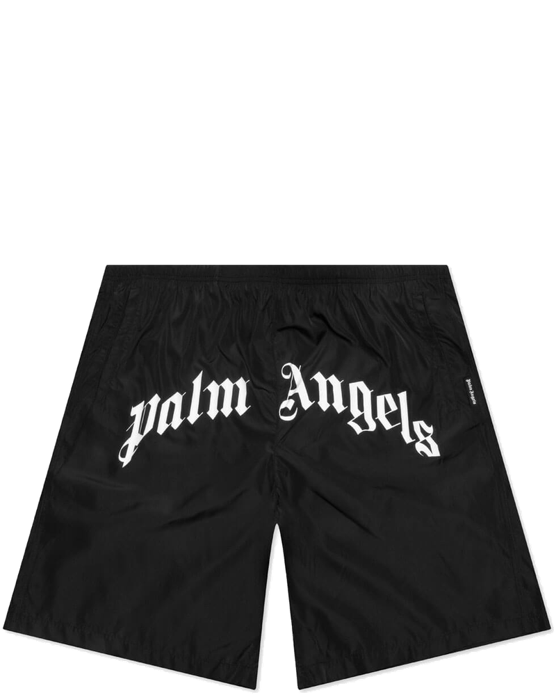 Оригінальна Curved Logo Swim Short Palm angels
