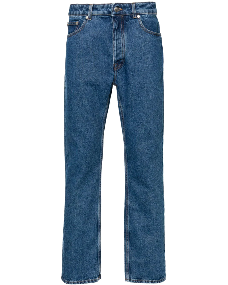 Monogram-Embroidered Straight-Leg Jeans Palm angels – Гарантія оригінальності