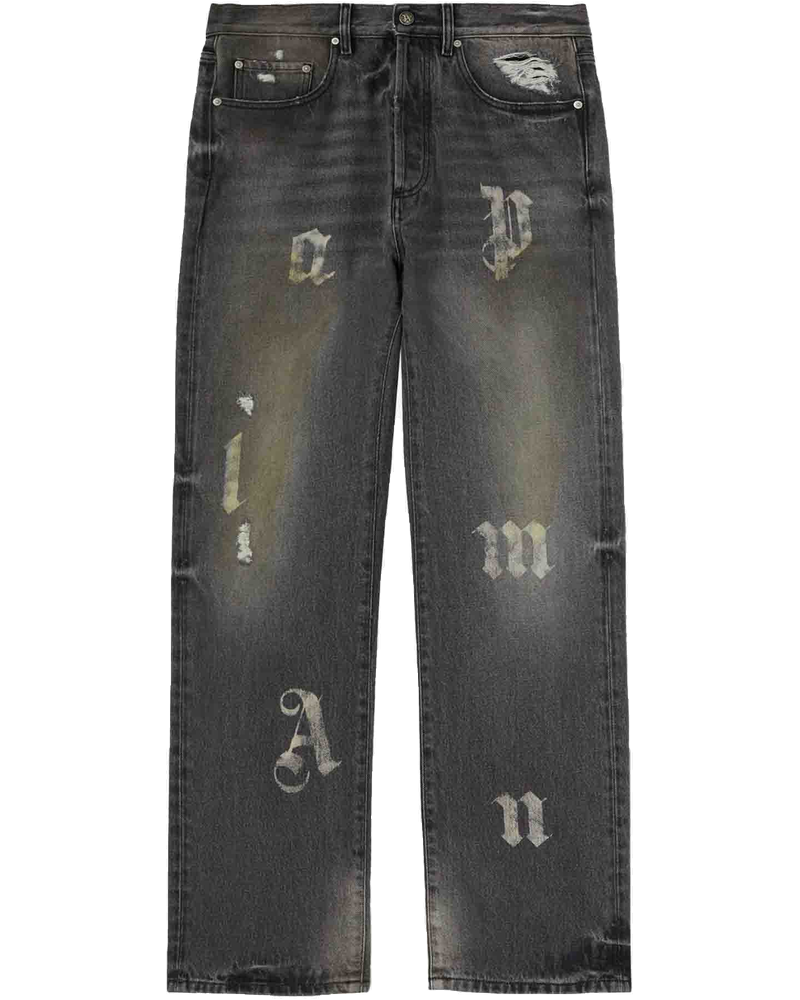 Оригінальна Jeans Logo Denim Palm angels
