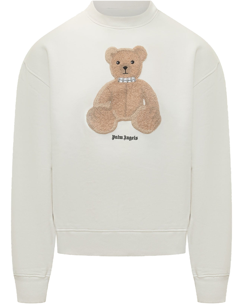Оригінальна Crew Neck Sweatshirt With Bear Print Palm angels