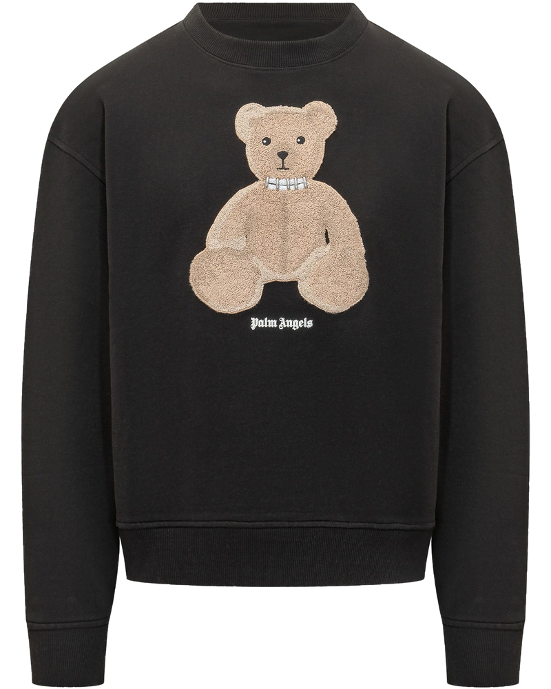 Оригінальна Crew Neck Sweatshirt With Bear Print Palm angels