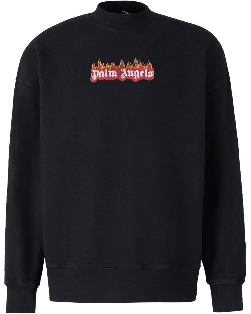 Flames Logo Sweatshirt Palm angels – Гарантія оригінальності