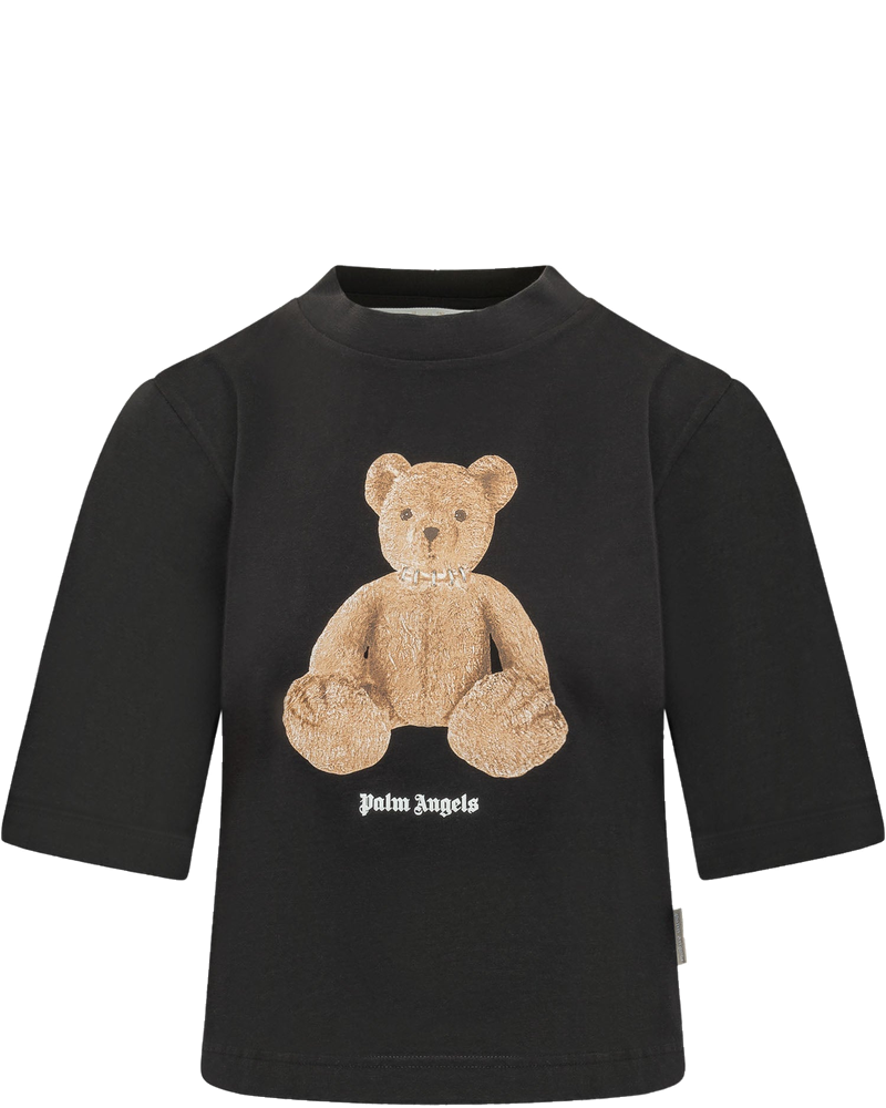 Boxy T-Shirt With Bear Print Palm angels оригінал – Купити в Україні