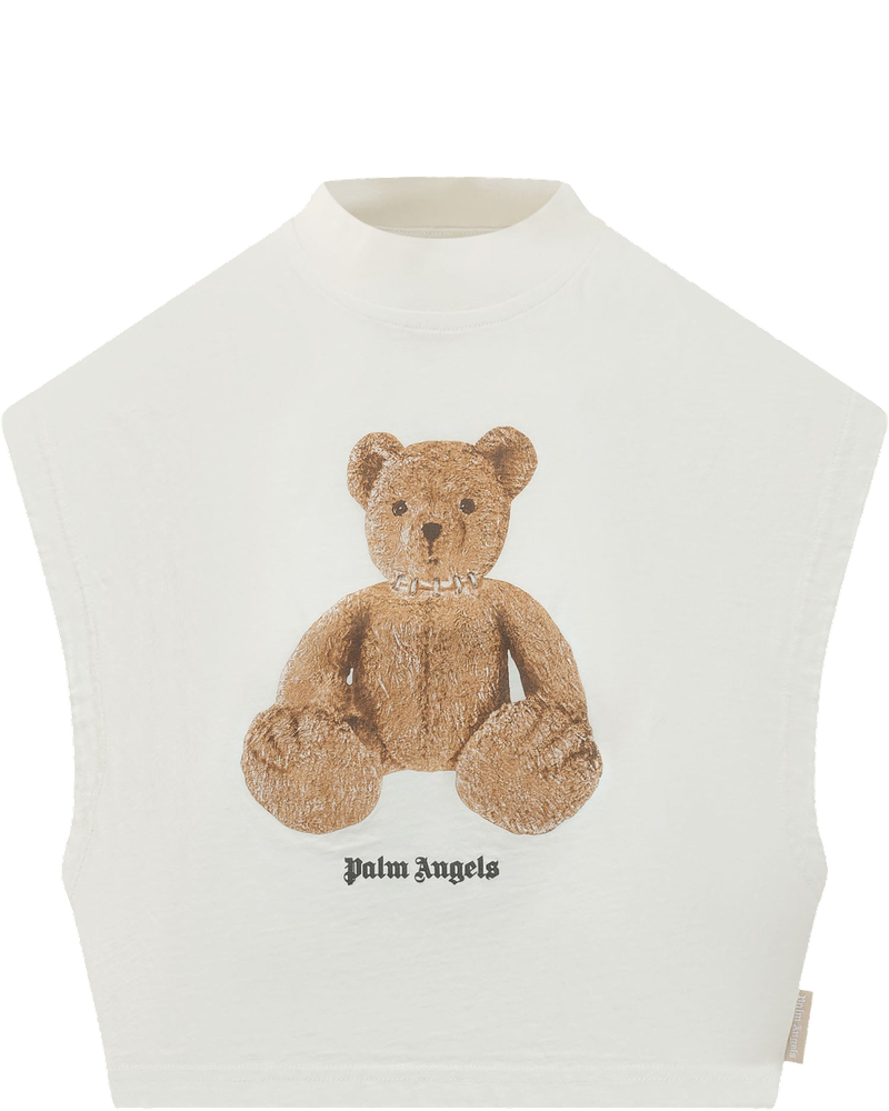 Boxy Tank Top With Bear Print Palm angels оригінал – Купити в Україні
