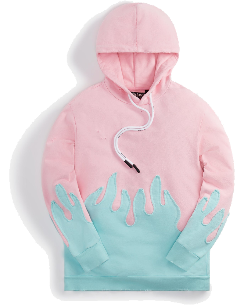 Layered Flames Vintage Hoody Pink Palm angels оригінал – Купити в Україні