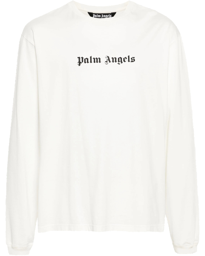 Logo-Print Cotton T-Shirt Palm angels оригінал – Купити в Україні