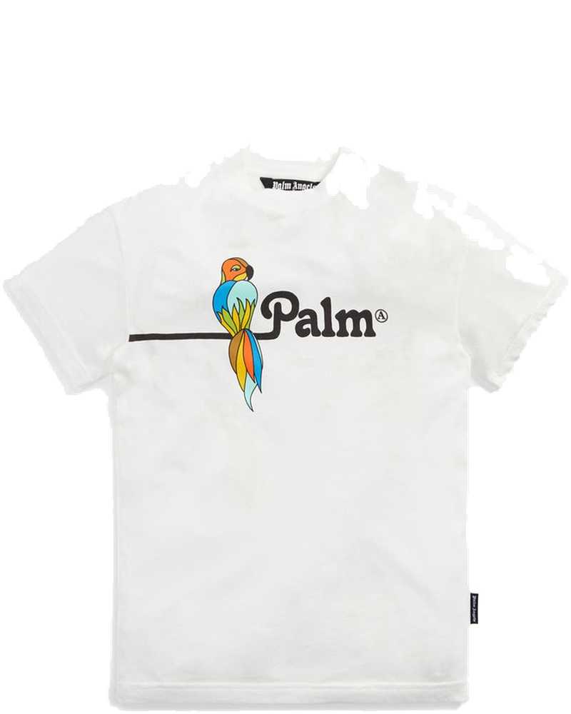 Оригінальна Parrot Vintage Tee White Palm angels