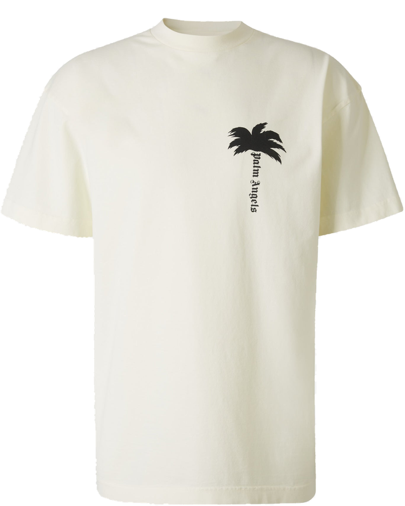 Оригінальна Printed Cotton T-Shirt Palm angels