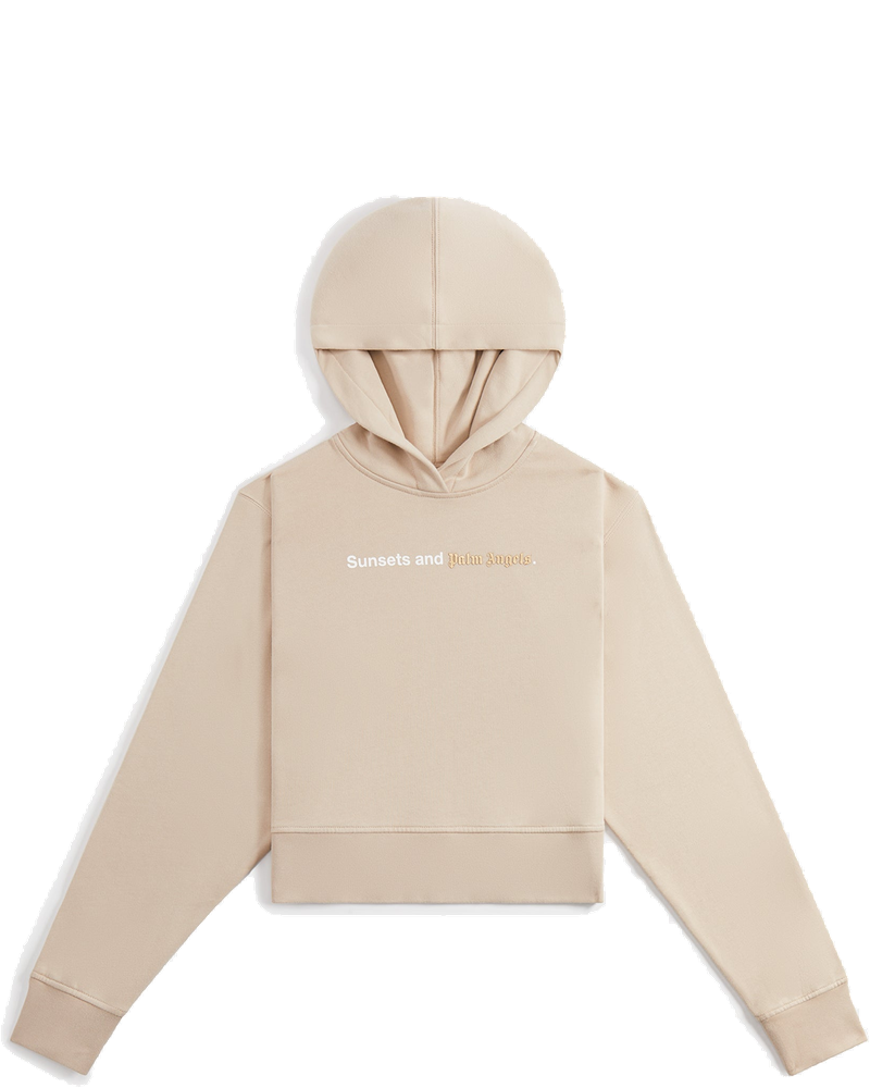 Senset Fitted Hoodie Beige Palm angels оригінал – Купити в Україні