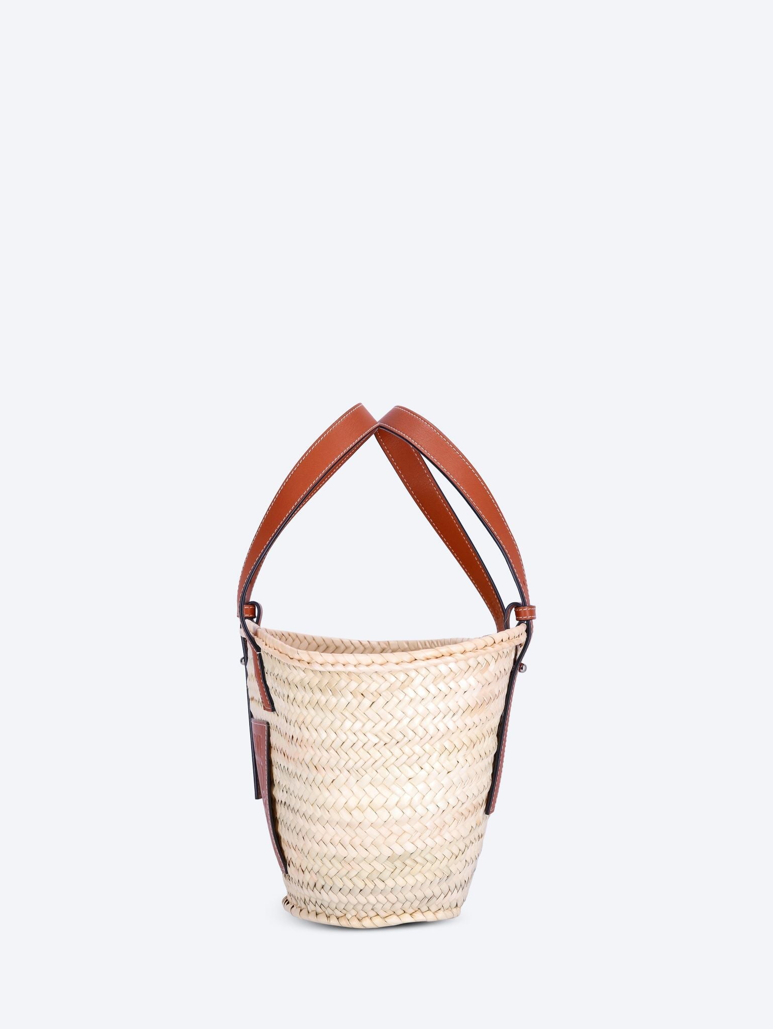 Palm Leaf Leather Classic Basket Medium Loewe – Гарантія оригінальності – збільшений вид