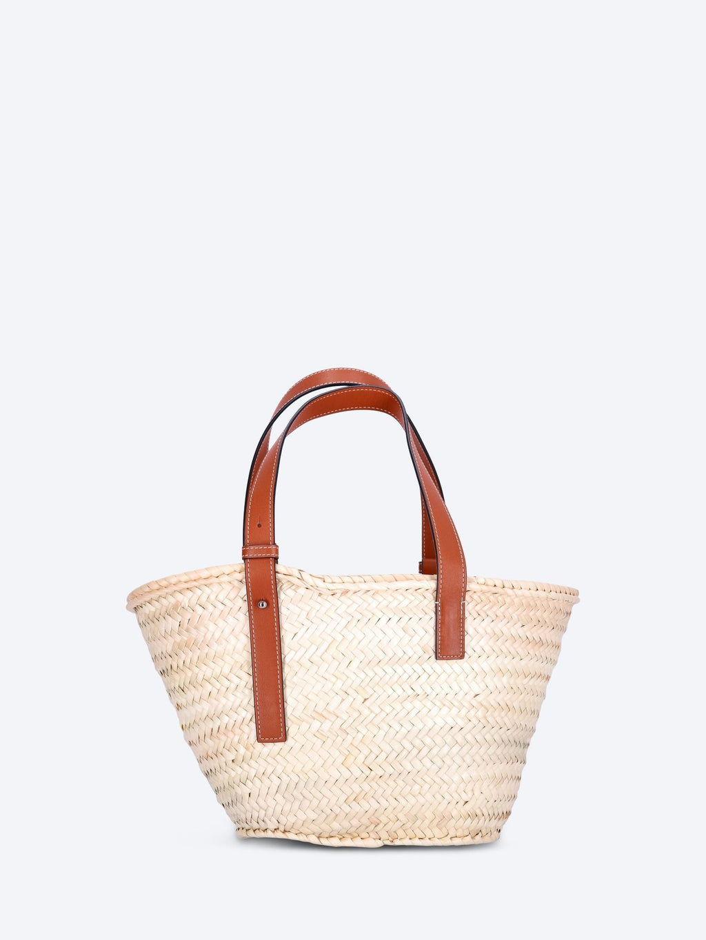 Palm Leaf Leather Classic Basket Medium Loewe – Гарантія оригінальності – детальний вид